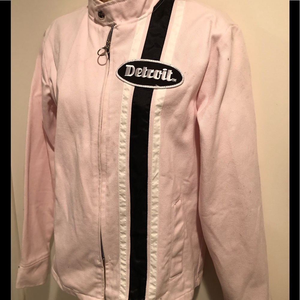 Made in Detroit Pink Denim Jacket